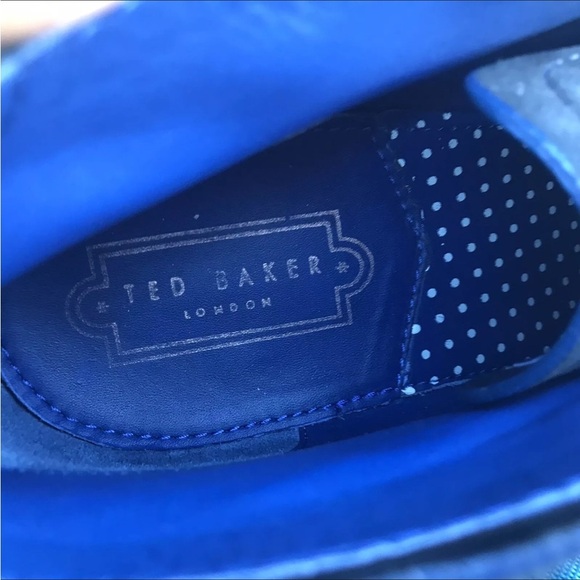 TED BAKER Men’s Shoes TORSDI 3 SUEDE ANKLE Blue Chukka Boots Size 10 - Picture 10 of 12